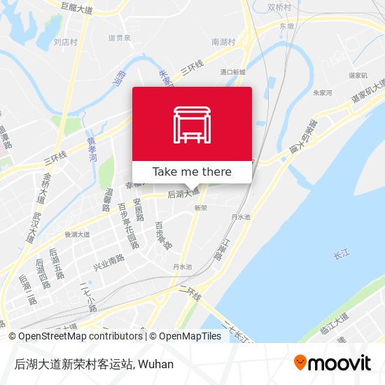 后湖大道新荣村客运站 map