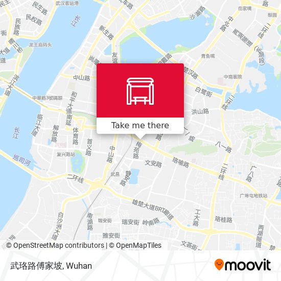 武珞路傅家坡 map