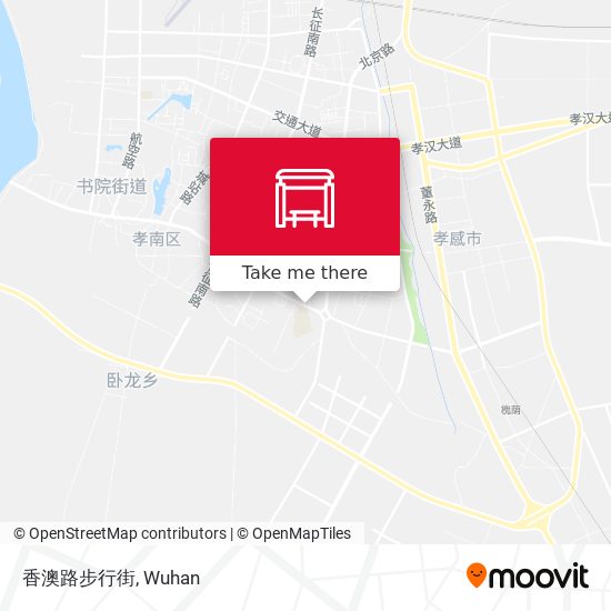 香澳路步行街 map