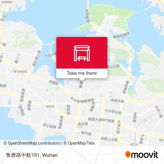 鲁磨路中航181 map