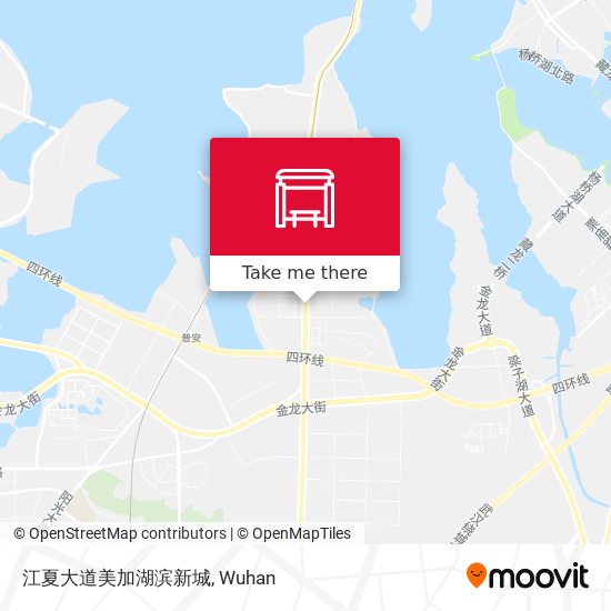 江夏大道美加湖滨新城 map