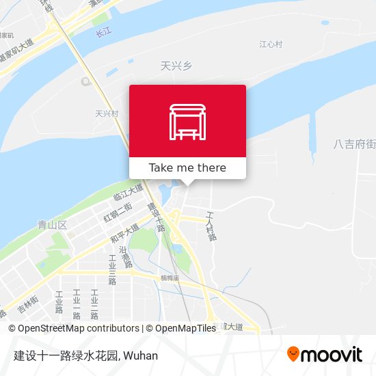 建设十一路绿水花园 map