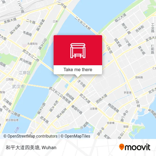 和平大道四美塘 map