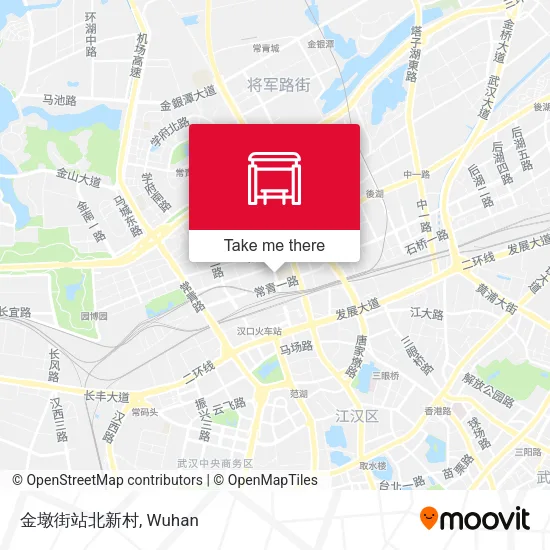 金墩街站北新村 map