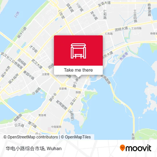 华电小路综合市场 map