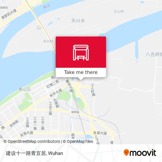 建设十一路青宜居 map