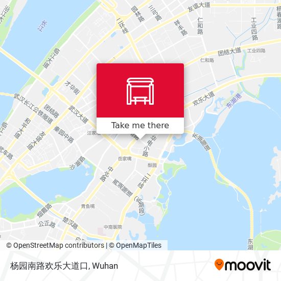 杨园南路欢乐大道口 map