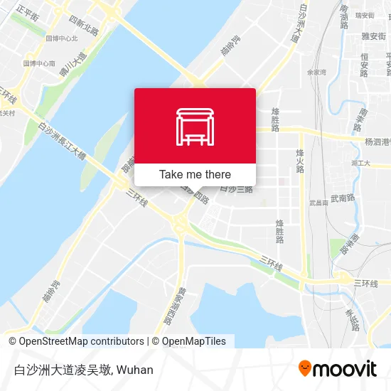 白沙洲大道凌吴墩 map