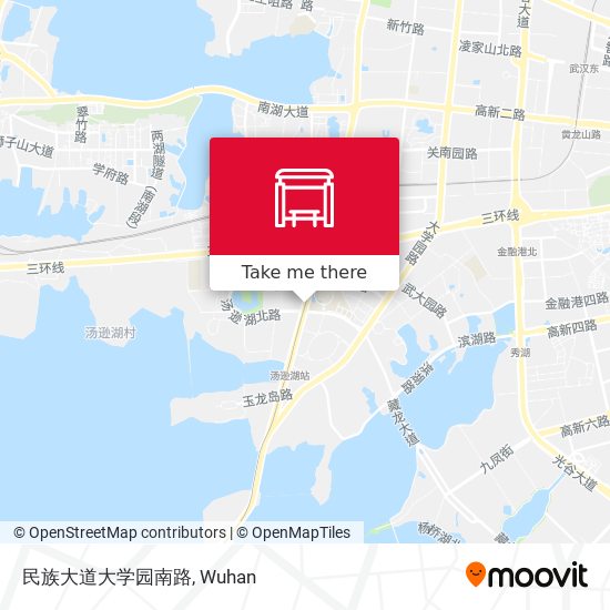 民族大道大学园南路 map