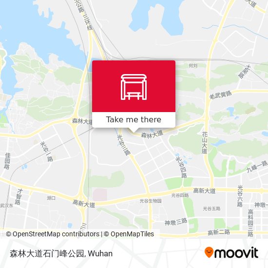 森林大道石门峰公园 map