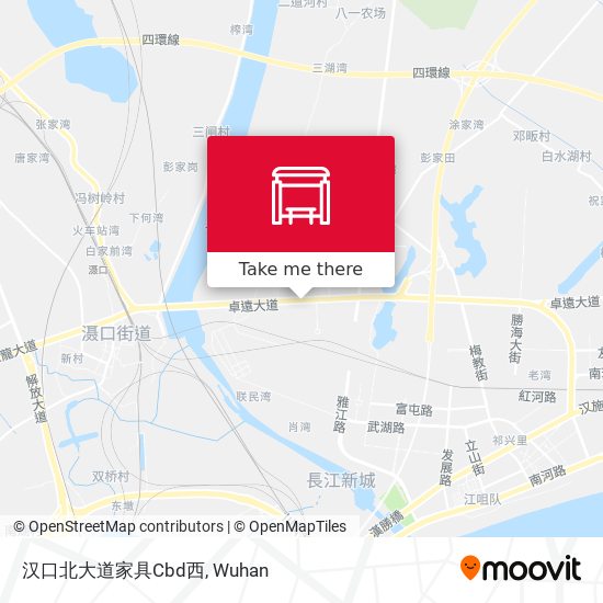 汉口北大道家具Cbd西 map