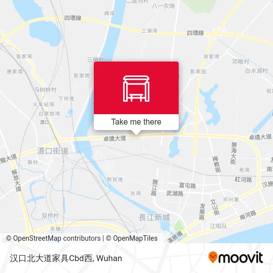 汉口北大道家具Cbd西 map