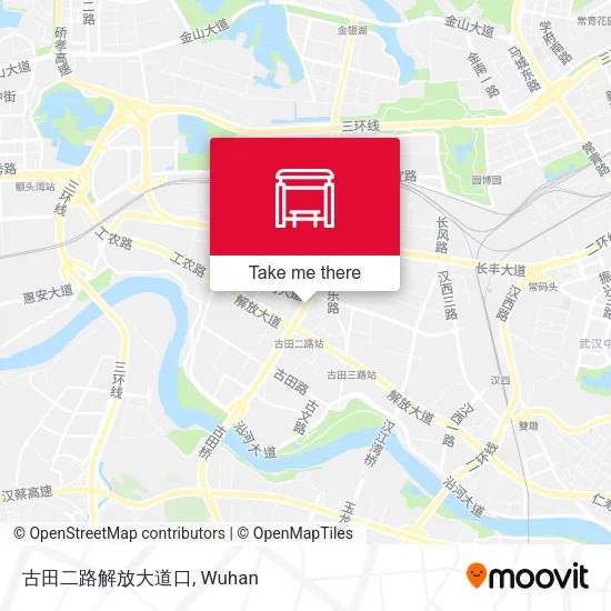古田二路解放大道口 map