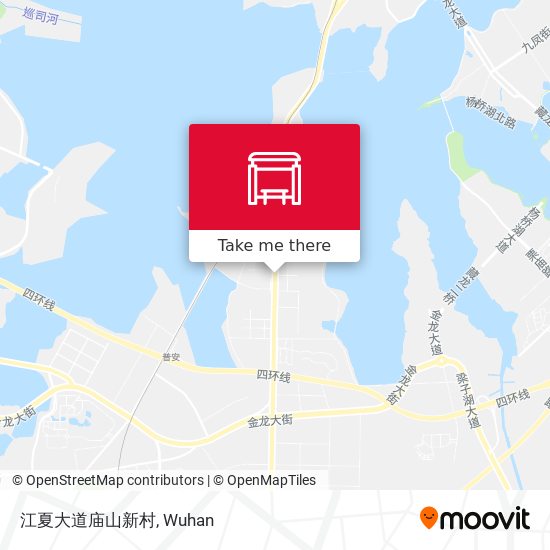 江夏大道庙山新村 map