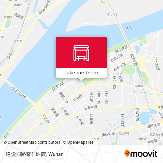 建设四路普仁医院 map