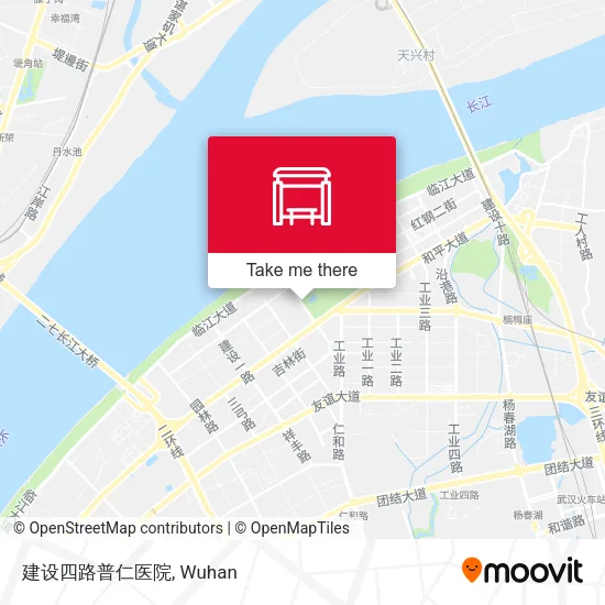 建设四路普仁医院 map