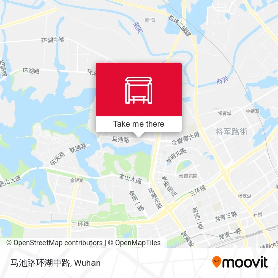 马池路环湖中路 map