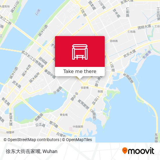 徐东大街岳家嘴 map