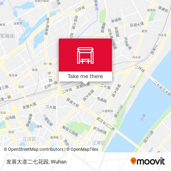 发展大道二七花园 map