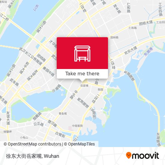 徐东大街岳家嘴 map