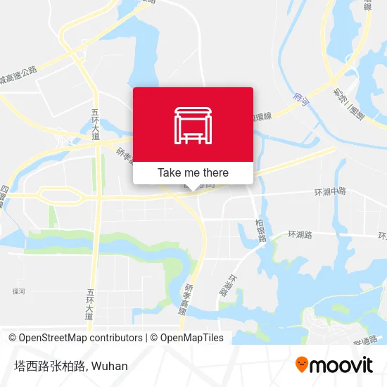塔西路张柏路 map
