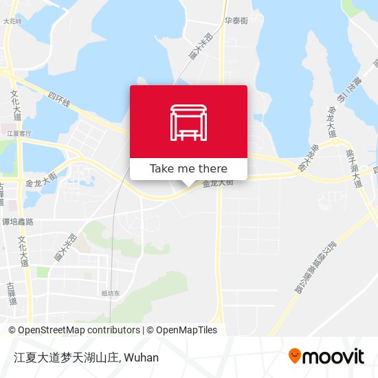 江夏大道梦天湖山庄 map