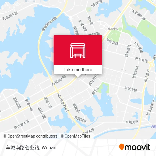 车城南路创业路 map
