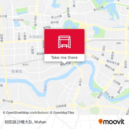 朝阳路沙嘴大队 map