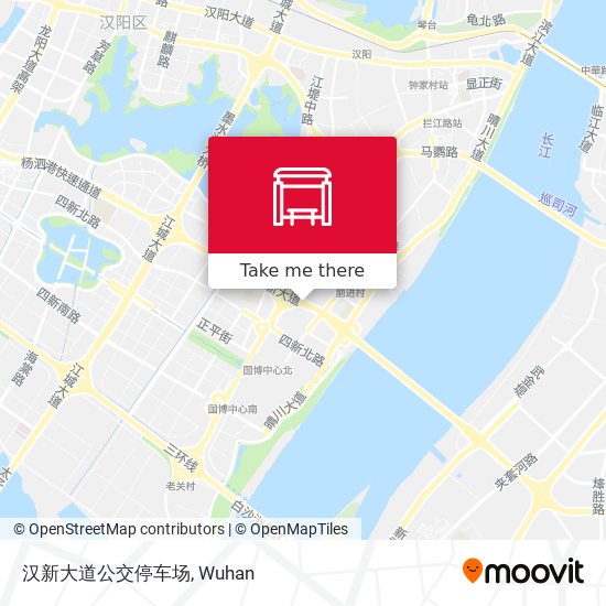 汉新大道公交停车场 map