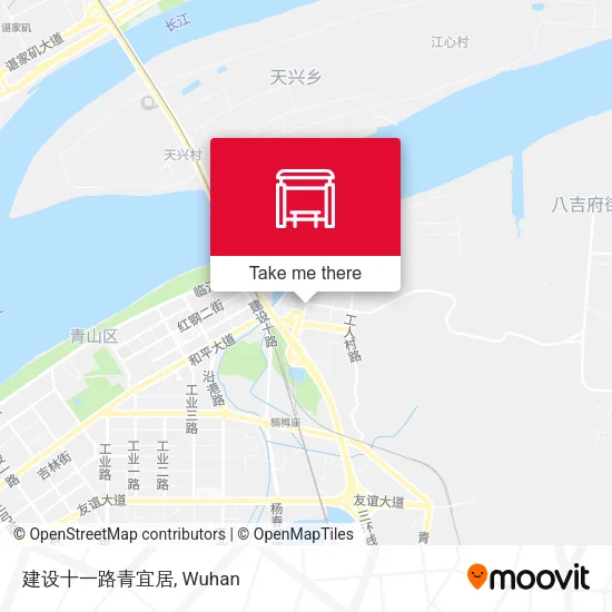 建设十一路青宜居 map
