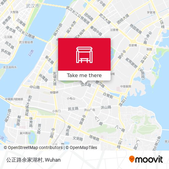 公正路余家湖村 map