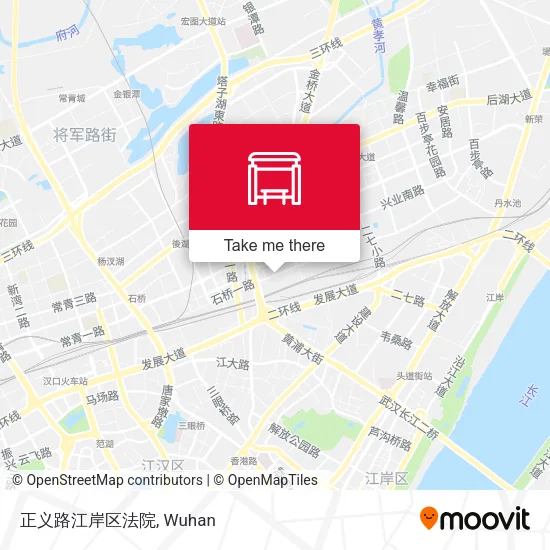 正义路江岸区法院 map