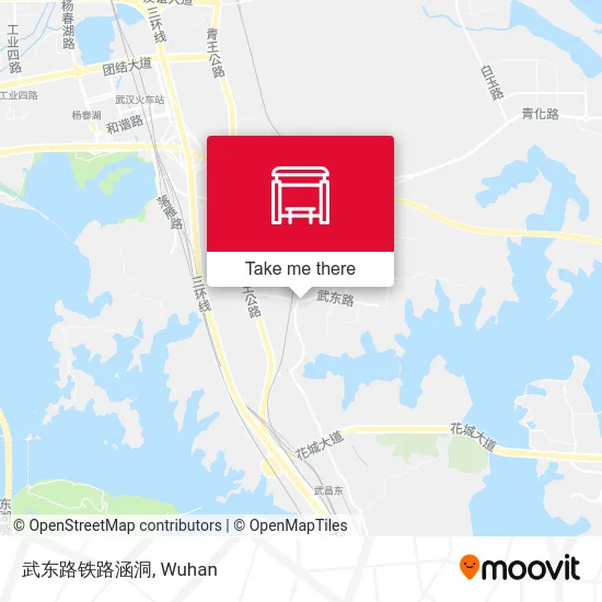 武东路铁路涵洞 map