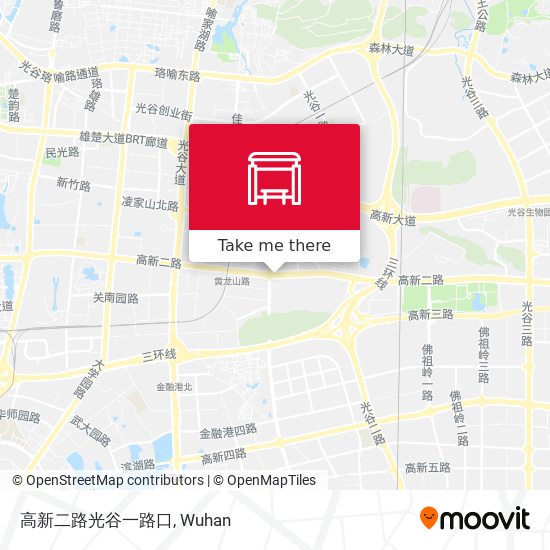 高新二路光谷一路口 map