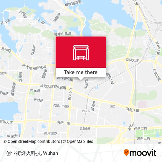 创业街烽火科技 map