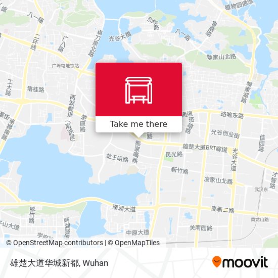 雄楚大道华城新都 map
