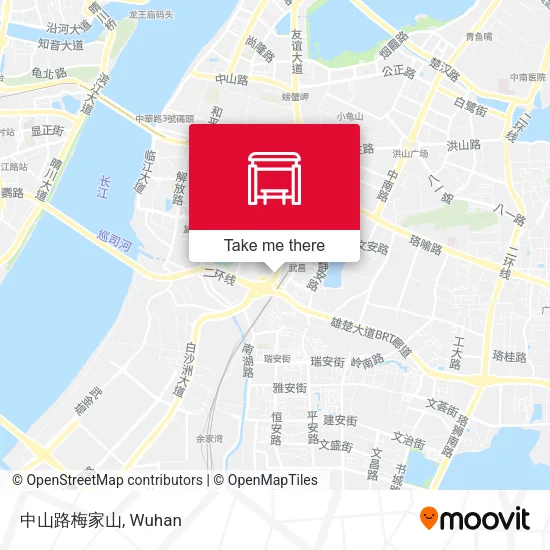 中山路梅家山 map