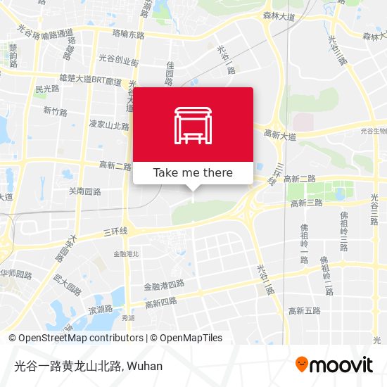 光谷一路黄龙山北路 map