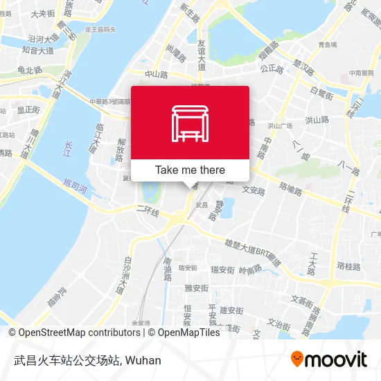 武昌火车站公交场站 map