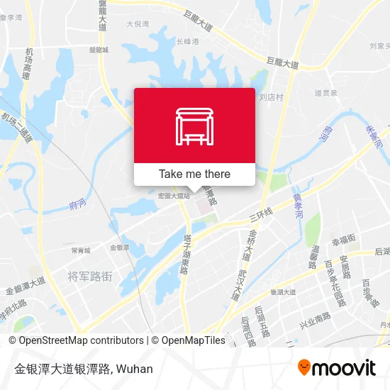 金银潭大道银潭路 map