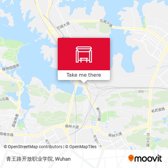 青王路开放职业学院 map