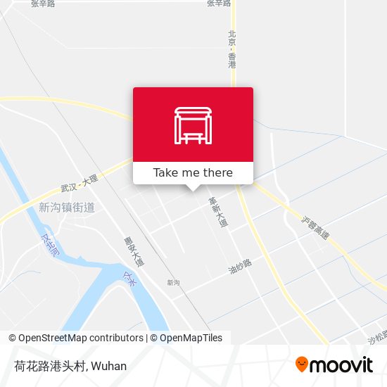 荷花路港头村 map