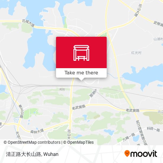 清正路大长山路 map