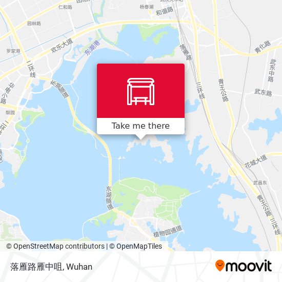 落雁路雁中咀 map