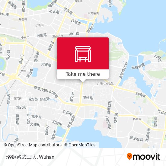 珞狮路武工大 map
