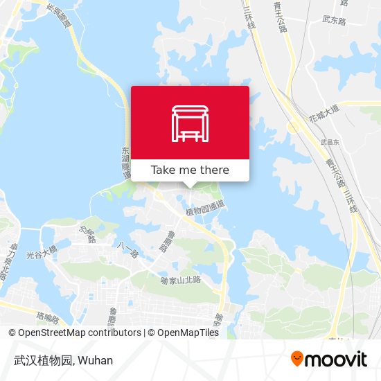 武汉植物园 map