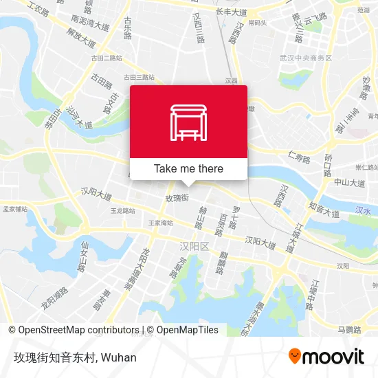 玫瑰街知音东村 map