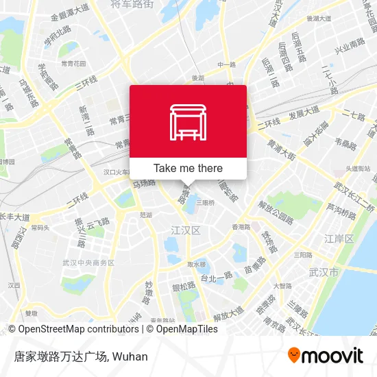 唐家墩路万达广场 map