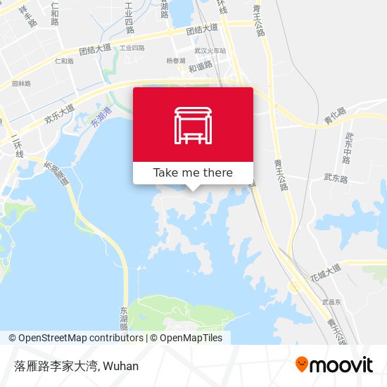 落雁路李家大湾 map