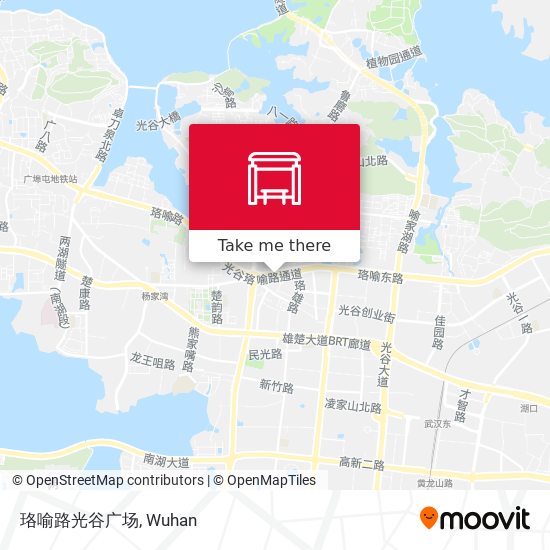 珞喻路光谷广场 map